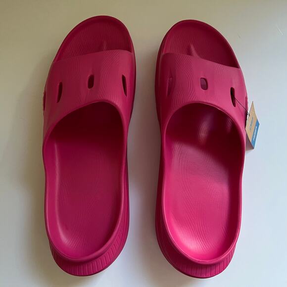 Hoka Ora Recovery Slide 3 Sandals Chunky Comfort Unisex Pink Yarrow W15/M13 NEW main image 6